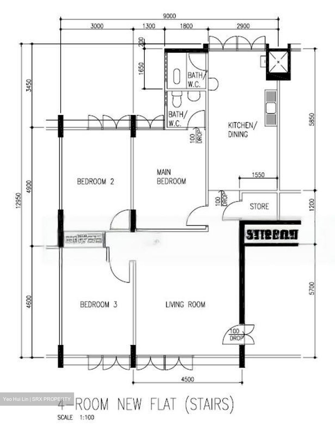 Blk 228 Boundary Ville (Serangoon), HDB 4 Rooms #580969641